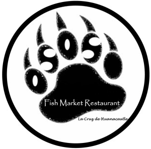 Oso's fish market restaurant in La Cruz!