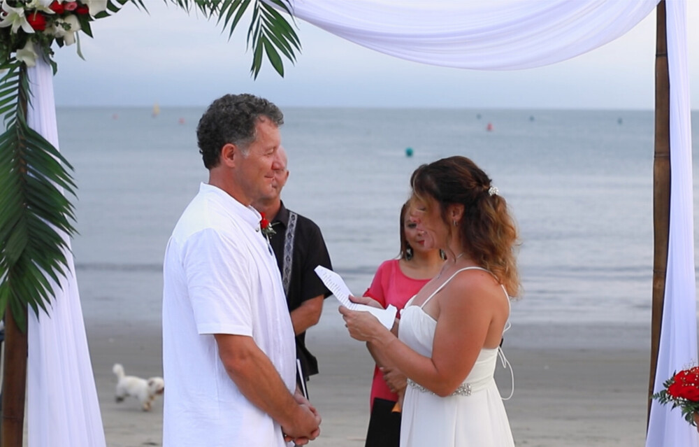 Beach wedding