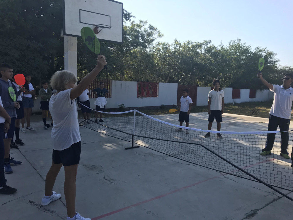 La Cruz kids love pickleball