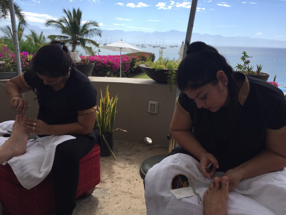 Manicures and Pedicures